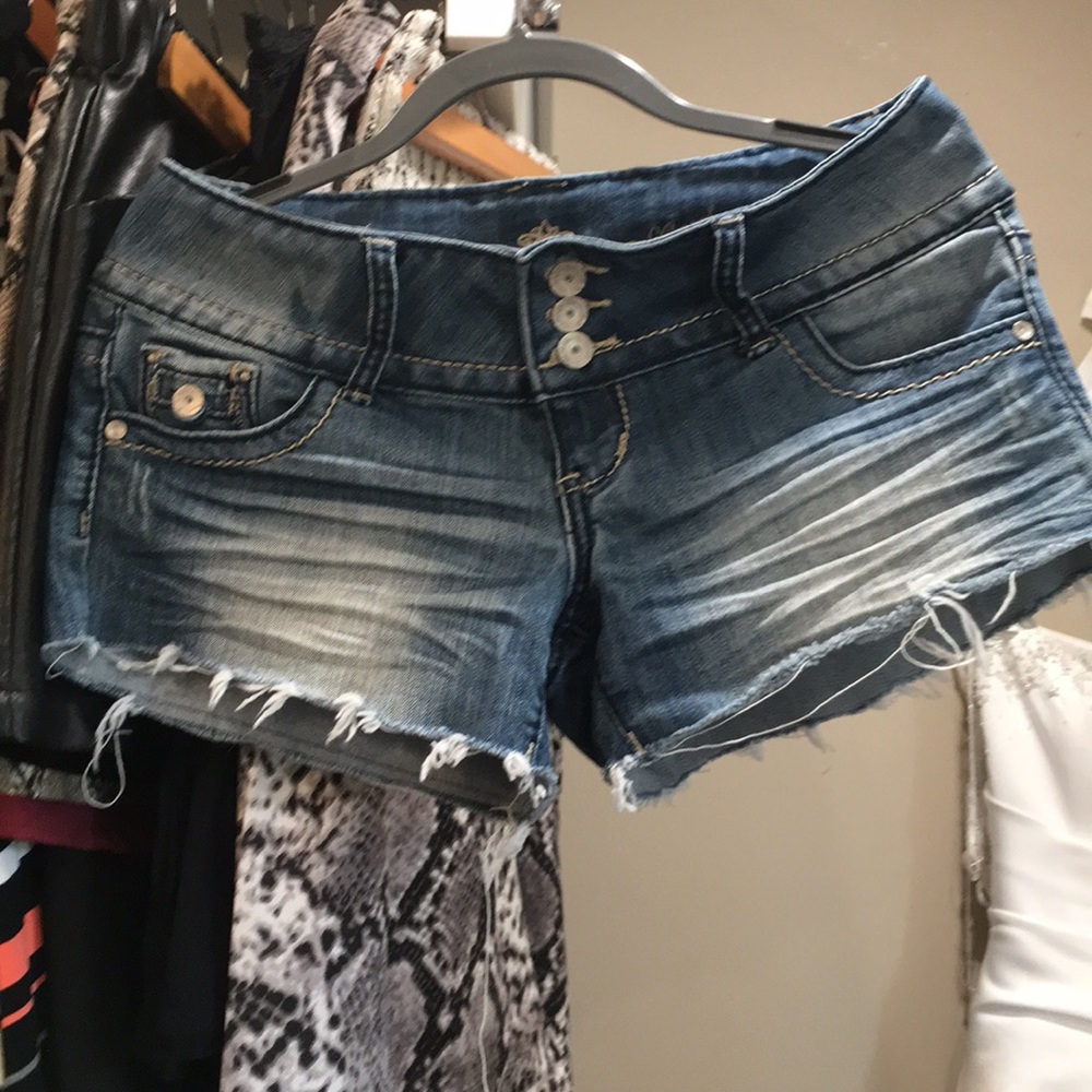 Almost Famous Distressed Jean Shorts
